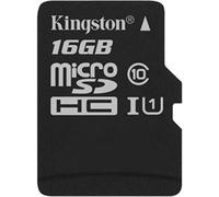 Kingston Canvas Select (SDCS/16GBSP) MicroSD Class 10 UHS-I Speeds Up to 80 MB/s Read (Card only) - Bring Your HD Videos to Life