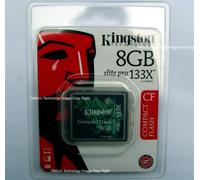 Kingston CF/8GB-S2 8 GB Elite Pro 133X CompactFlash Card