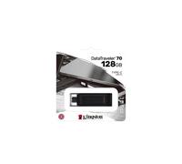 Kingston DataTraveler 70 128GB Portable and Lightweight USB-C flashdrive with USB 3.2 Gen 1 speeds DT70/128GB, Black