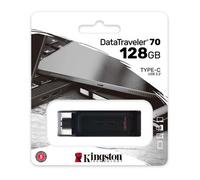 USB Stick Kingston Technology 128GB USB Flash Drive DataTraveler 70 USB-C 3.2 - Black