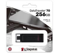 Kingston DataTraveler 70 256GB USB-C Flash Drive - DT70, Black