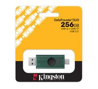 Kingston DataTraveler Duo 256GB Dual Interface Sliding Cap USB Flash D