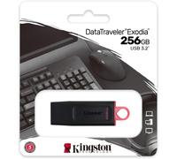 Kingston DataTraveler Exodia DTX/256 GB Flash Drive USB 3.2 Gen 1 - with Protective Cap and Keyring