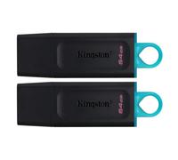 Kingston Technology DataTraveler ® Exodia (Black + Teal) 2 Pieces - USB 3.2 Flas