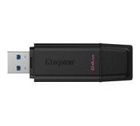 Kingston DataTraveler Exodia DTXG2/64GB USB Flash Drive, 64GB, USB 3.2 Gen 1, Black, Snap-on Cap Design