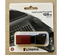 Kingston Technology DataTraveler 128GB USB3.2 Gen1 Exodia M (Black + Red)