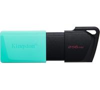 Kingston DataTraveler Exodia M 256GB USB 3.2 Flash Drive, Moving Cap, Black/Teal