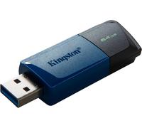 Kingston Technology DataTraveler 64GB USB3.2 Gen 1 Exodia M (Black + Blue) - 2 Pieces