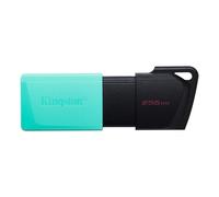 Kingston DataTraveler ExodiaM DTXM/256GB USB Flash Drive, 256GB, Turquoise/Black