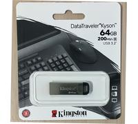 Kingston DataTraveler Kyson USB 3.2 Gen 1 Flash Drive 32GB - Stylish Capless Metal Case
