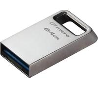 Kingston DataTraveler Micro 64GB USB 3.2 Flash Drive - 200MB/s, Metal
