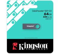 Kingston DataTraveler SE9 G3 - USB flash drive - 64 GB, Black Kingston Black