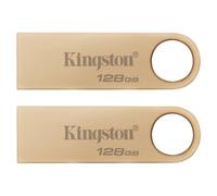 Kingston DataTraveler SE9 USB Drive USB3.2 Gen2 220MB/s - 128GB - Twin Pack
