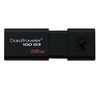 Kingston Digital 32GB DataTraveler 100 G3 USB 3.0 Flash Drive, 2 Pack (KW-U713202-8A)