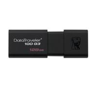 Kingston DT100G3/128GB DataTraveler 100 G3, USB 3.0, 3.1 Flash Drive, 128 GB, Black