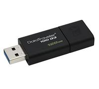 Kingston DT100G3/128GB DataTraveler 100 G3 USB 3.0 Flash Drive, 128 GB, Black