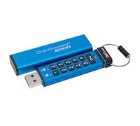 Kingston DT2000/32GB DT2000/32 GB Data Traveler 2000 Encrypted USB 3.0 with Keypad, Blue
