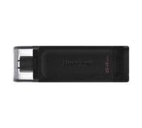 Kingston DT70/64GB Datatraveler 64Gb Usb Flash Drive Usb 3.2 Usb-C Gen1 80Mb/S