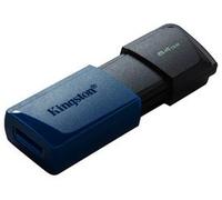 KINGSTON DTXM/64GB DRIVE, EXODIA M USB3.2, BLACK/BLUE, 64GB