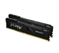 Kingston FURY Beast 16GB (2x8GB) 3600MHz DDR4 CL17 Desktop Memory Kit with 2 KF436C17BBK2/16