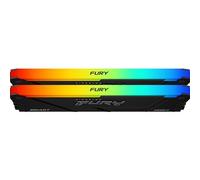 Kingston Fury Beast 16Gb 3600Mhz 2X8gb Ddr4 Cl17 Dimm Rgb System Memory