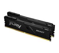 Kingston FURY Beast 32GB (2x16GB) 2666MHz DDR4 CL16 Desktop Memory Kit of 2 KF426C16BB1K2/32