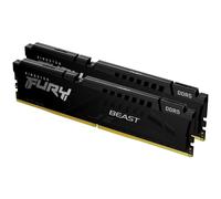 Kingston Kf560c30bbek2-32 Fury Beast 32gb 2x16gb Ddr5 6000mhz Ram Black