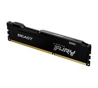 Kingston FURY Beast Black 8 GB 1600 MHz DDR3 CL10 Desktop Memory Single Module KF316C10BB/8