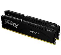Kingston FURY Beast Black 32GB 6000MT/s DDR5 CL30 DIMM (Kit of 2) Desktop Gaming Memory - KF560C30BBK2-32