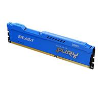 Kingston FURY Beast Blue 4 GB 1600 MHz DDR3 CL10 Desktop Memory Single Module KF316C10B/4