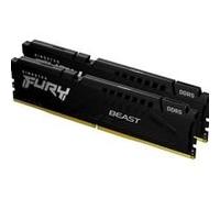 Kingston FURY Beast KF552C40BBK2-16 16GB (2x 8GB) DIMM System Memory, 5200MHz, DDR5, CL40, Black, Intel XMP