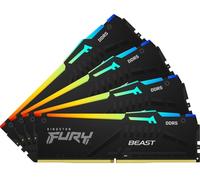 Kingston Technology FURY Beast 128GB 5200MT/s DDR5 CL40 DIMM (Kit of 4) RGB XMP