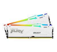 Kingston FURY Beast EXPO RGB 32GB (2x16GB) DDR5 PC5-48000C36 6000MHz Dual Channel Kit - White