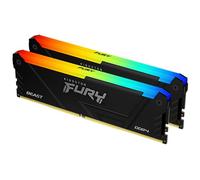 Kingston FURY Beast RGB 32GB 3200MT/s DDR4 CL16 DIMM (Kit of 2) Computer Memory KF432C16BB2AK2/32