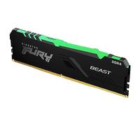 Kingston FURY Beast RGB 8GB 3200MT/s DDR4 CL16 Desktop Memory Single Stick KF432C16BBA/8