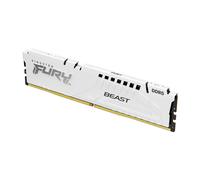 Kingston FURY Beast White DDR5 16GB 6400MT/s CL32 DIMM Desktop Gaming Memory Sin