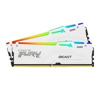 Kingston Fury Beast White Rgb Kit 32 Gb 2 X 16Gb Ddr5 5600Mhz Unbuffered 288-Pin