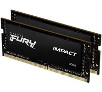 Kingston Fury Impact KF432S20IBK2/32 32GB (16GB x2) DDR4 3200MT/s Non ECC Memory RAM SODIMM