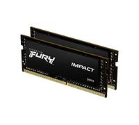 Kingston Fury Impact KF432S20IBK2/64 64GB (32GB x2) DDR4 3200MHz Non ECC Memory RAM SODIMM