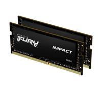 Kingston Fury Impact KF432S20IBK2/16 16GB DDR4 (2x8GB) 3200MHz SODIMM Memory