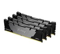 Kingston FURY Renegade 64GB 3200MT/s DDR4 CL16 DIMM (Kit of 4) Desktop Gaming Memory - KF432C16RB12K4/64