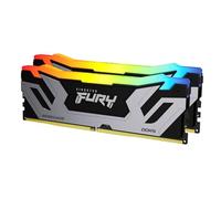 Kingston FURY Renegade DDR5 RGB Silver/Black XMP 48GB (2x24GB) 8400MT/s CL40 CUDIMM Desktop Gaming Memory Kit of 2 - KF584CU40RSAK2-48