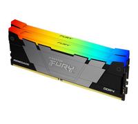 Kingston FURY Renegade RGB 32GB 3600MT/s DDR4 CL16 DIMM (Kit of 2) 1Gx8 Desktop Gaming Memory - KF436C16RB12AK2/32