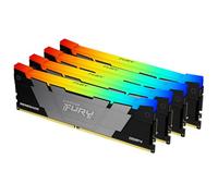 Kingston Technology FURY 64GB 3200MT/s DDR4 CL16 DIMM (Kit of 4) 1Gx8 Renegade RGB