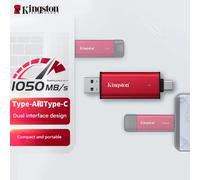 Kingston high-capacity portable solid-state USB flash drive, USB 3.2/Gen2 Type-C dual interface, 1TB SPSD