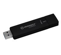 Kingston IKD300/32GB Iron Key D300 USB Encrypted Flash Drive, 32 GB, Black