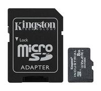 Kingston Industrial microSD - 8GB microSDHC Industrial C10 A1 pSLC Card + SD Adapter - SDCIT2/8GB