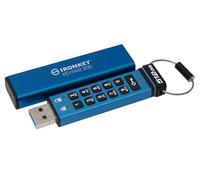 Kingston IronKey Keypad 200 Type -A hardware-encrypted USB Flash Drive FIPS 140-3 Level 3 (Pending) with XTS-AES 256-bit Hardware Encryption - IKKP200/512GB