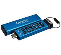 Kingston IronKey Keypad 200C Type-C hardware-encrypted USB Flash Drive FIPS 140-3 Level 3 (Pending) with XTS-AES 256-bit Hardware Encryption -IKKP200C/256GB
