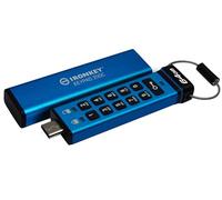 Kingston IronKey Keypad 200C Type-C hardware-encrypted USB Flash Drive FIPS 140-3 Level 3 (Pending) with XTS-AES 256-bit Hardware Encryption -IKKP200C/64GB